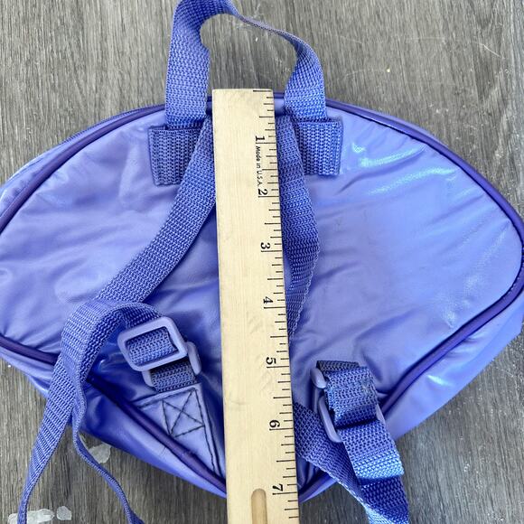 VINTAGE Disney’s MULAN Children’s BACKPACK Purple Fan Shaped by Pyramid Handbags main image 7